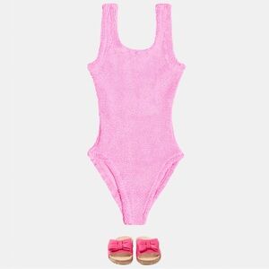 HUNZA G GIRLS ALVA ONE PIECE SWIMSUIT